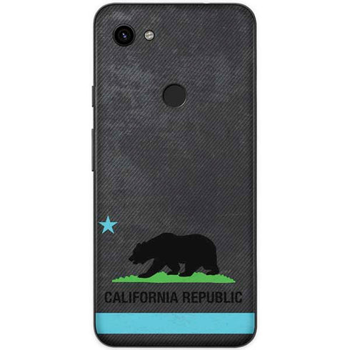 California Neon Republic Google Pixel 3a Skin